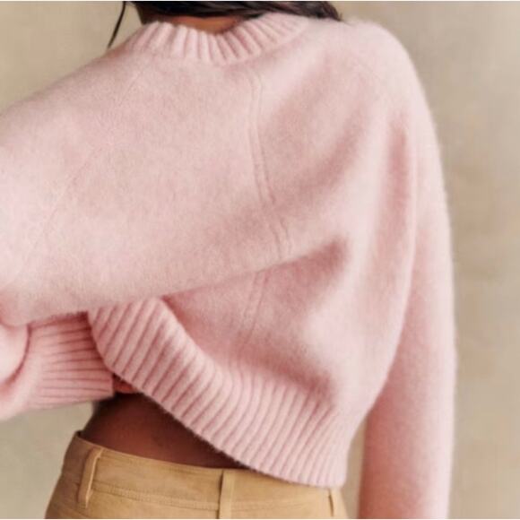 La Maille Sezane Sama Jumper in Light Pink Size L✨ - Picture 3 of 13